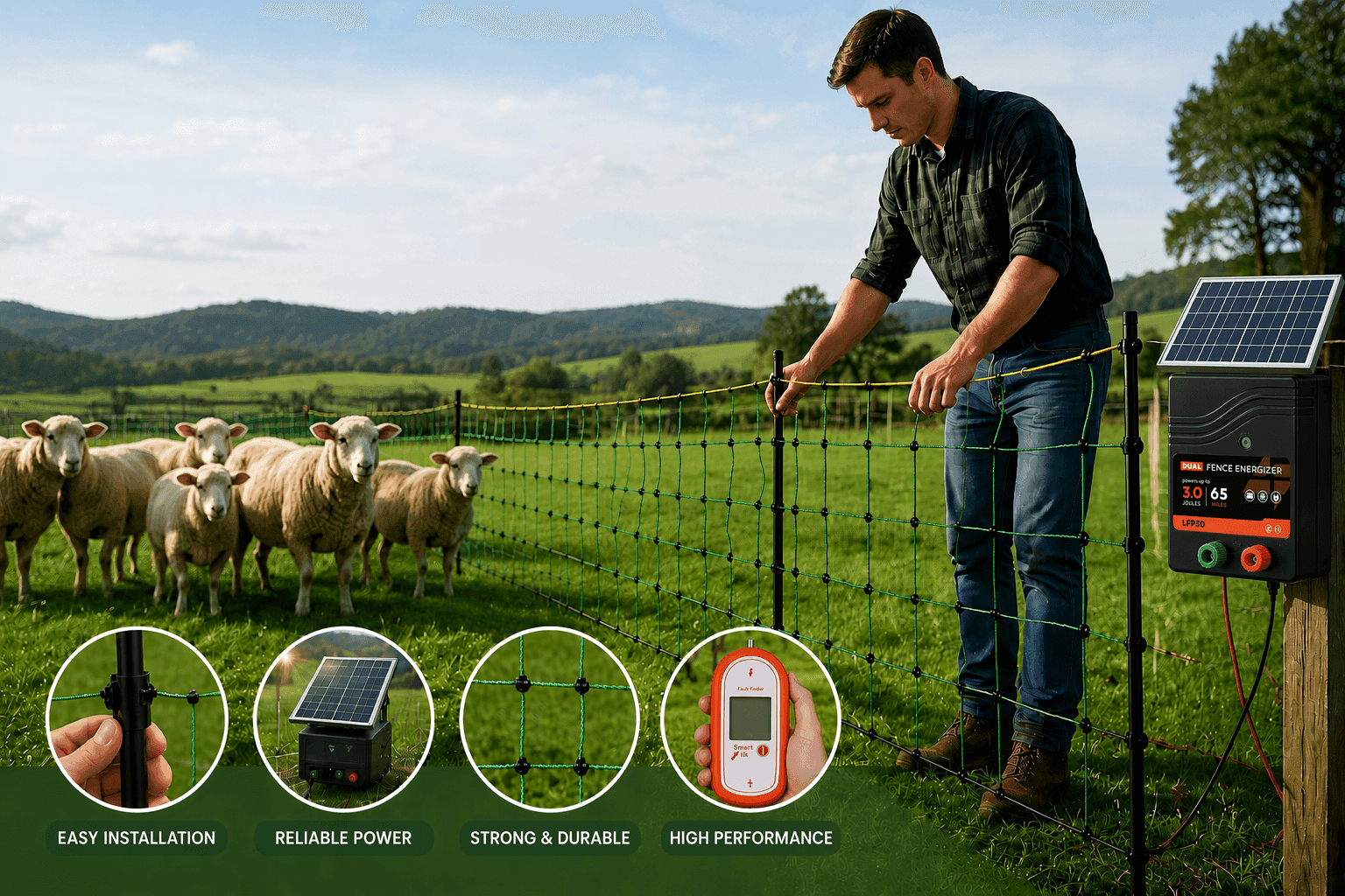 How to Install Electric Fence Netting: A Complete Guide for Farmers
